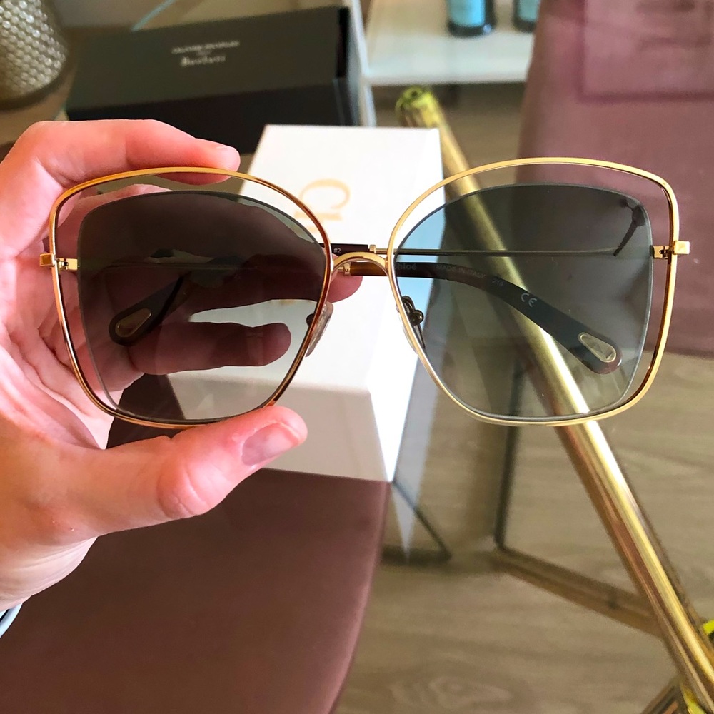 Chloe Halo Frame Sunglasses